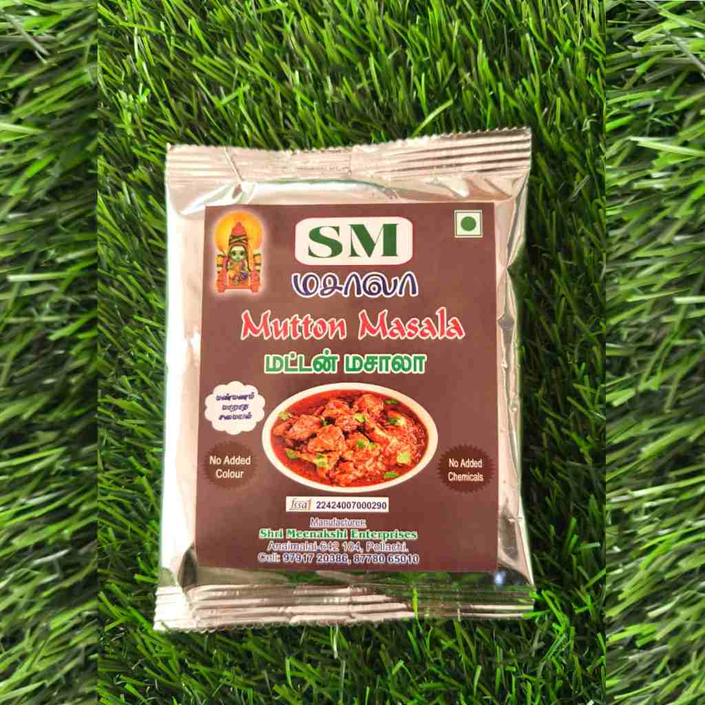 SM Mutton Masala – Authentic South Indian Mutton Curry Masala | No Added Colour